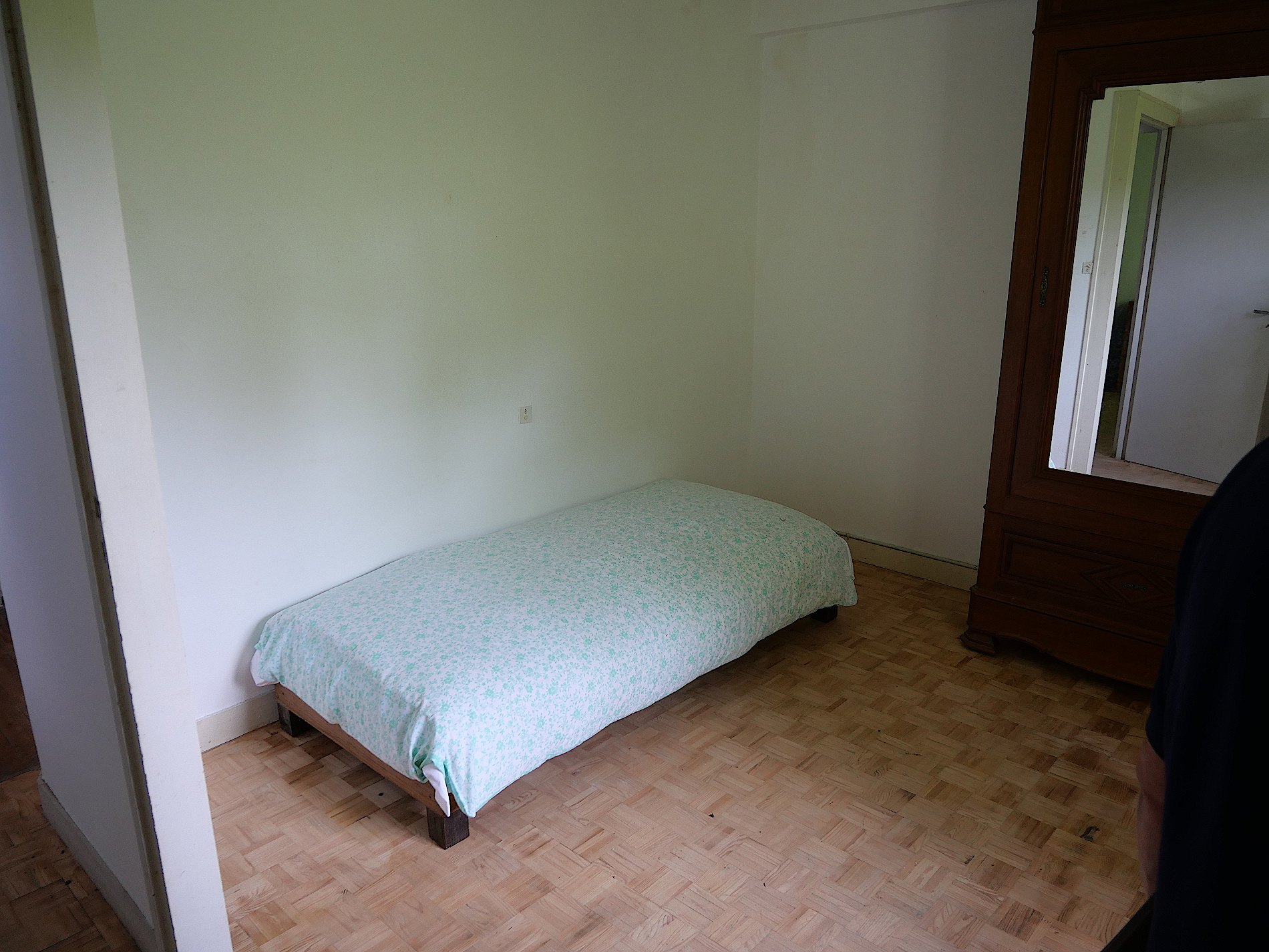 La chambre à notre arrivée
