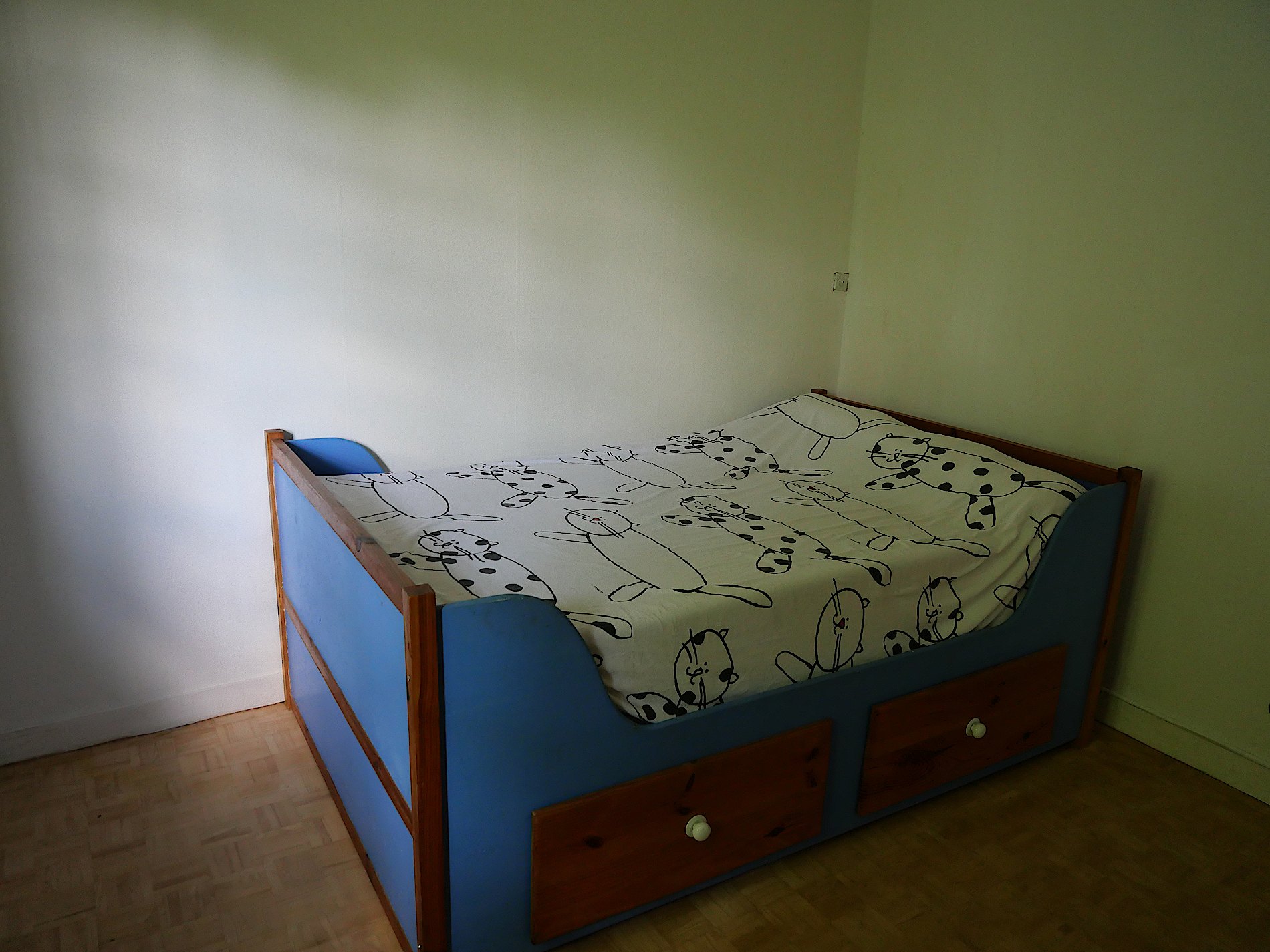 La chambre à notre arrivée
