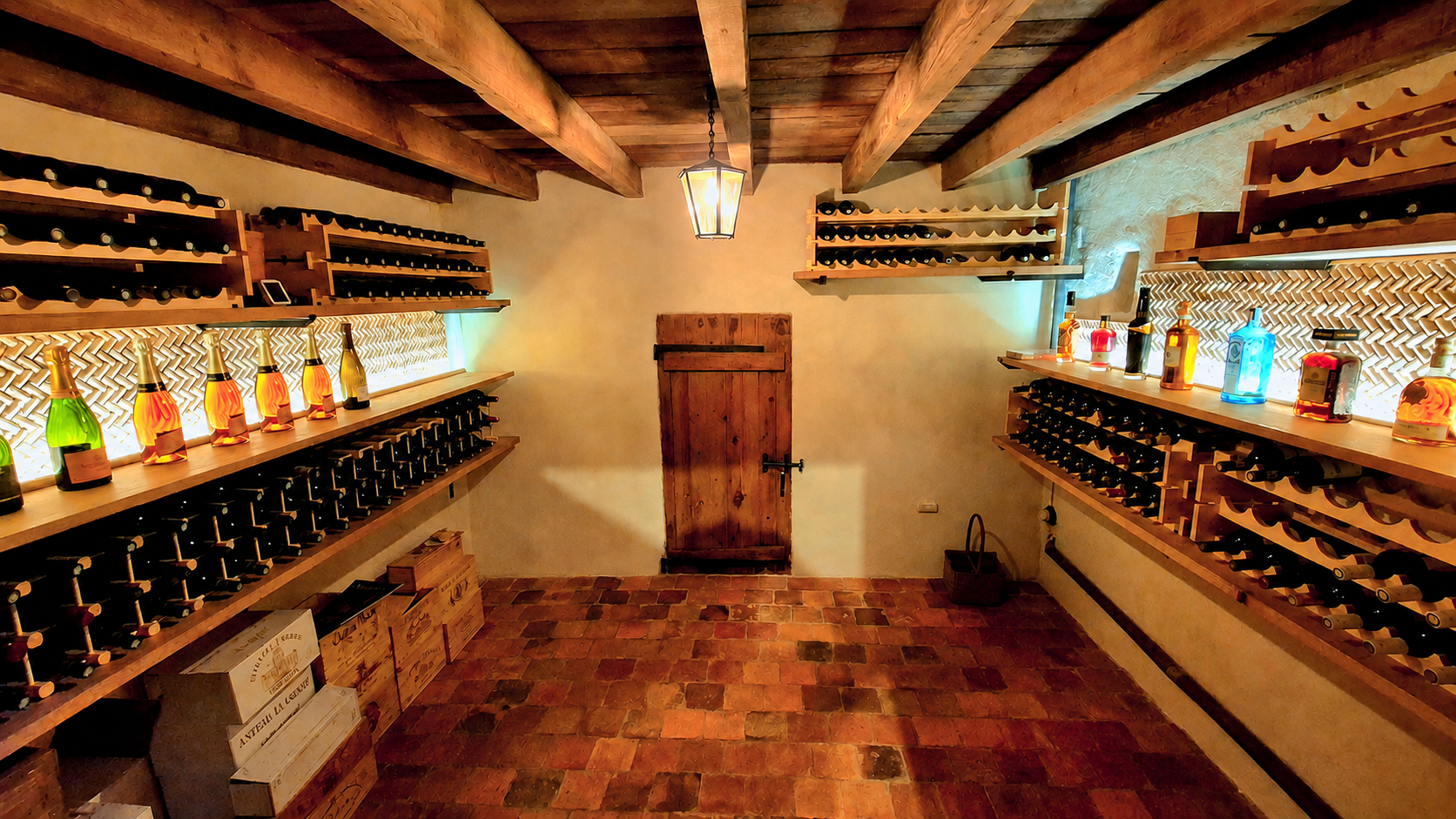 La cave terminée